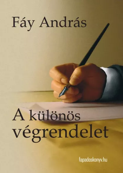A különös végrendelet borító