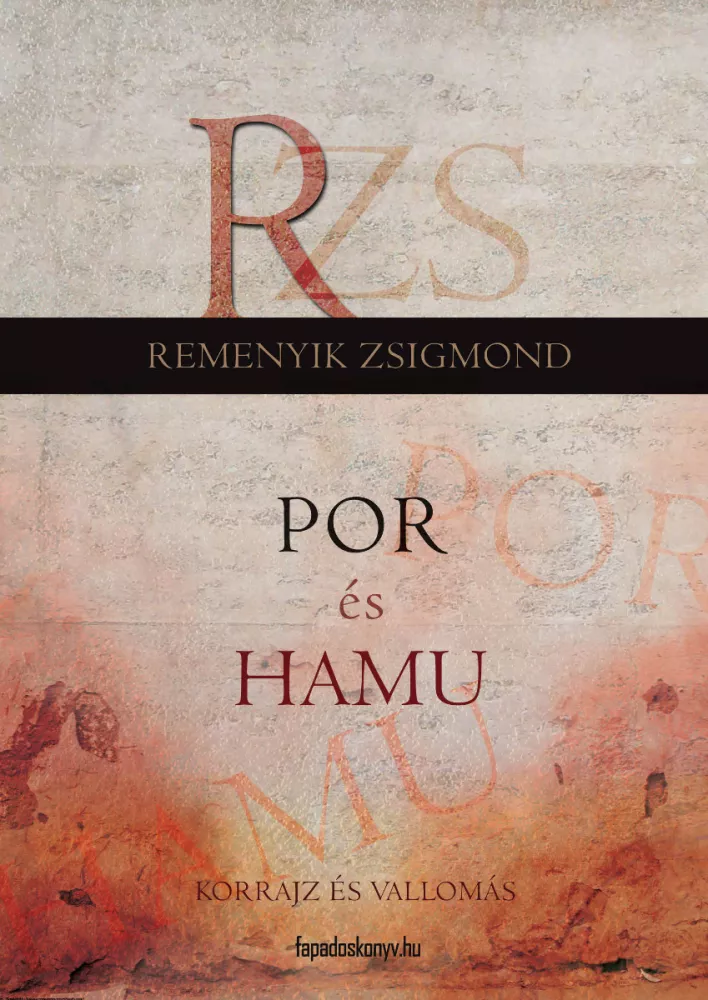 Por és hamu borító