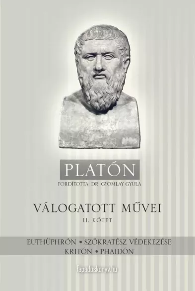 Platón válogatott művei II. kötet borító
