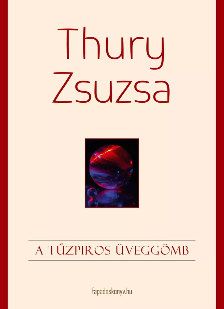 A tűzpiros üveggömb borító