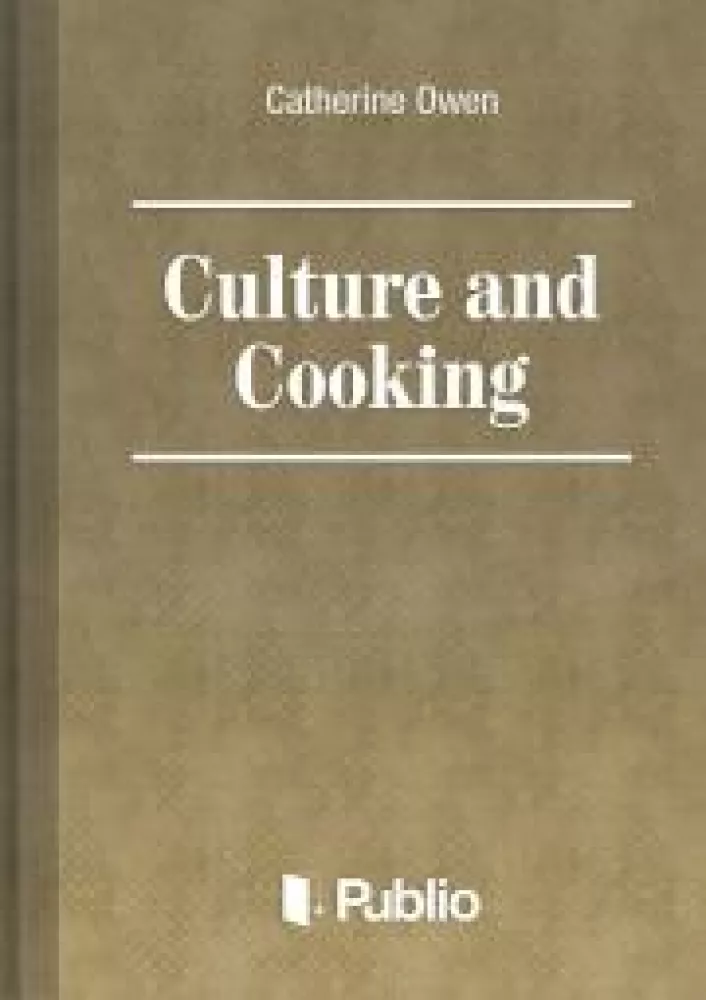 Culture and Cooking borító