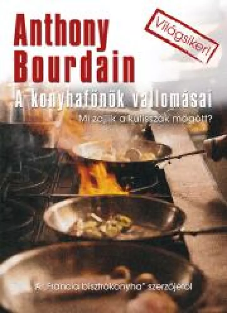 A konyhafőnök vallomásai borító