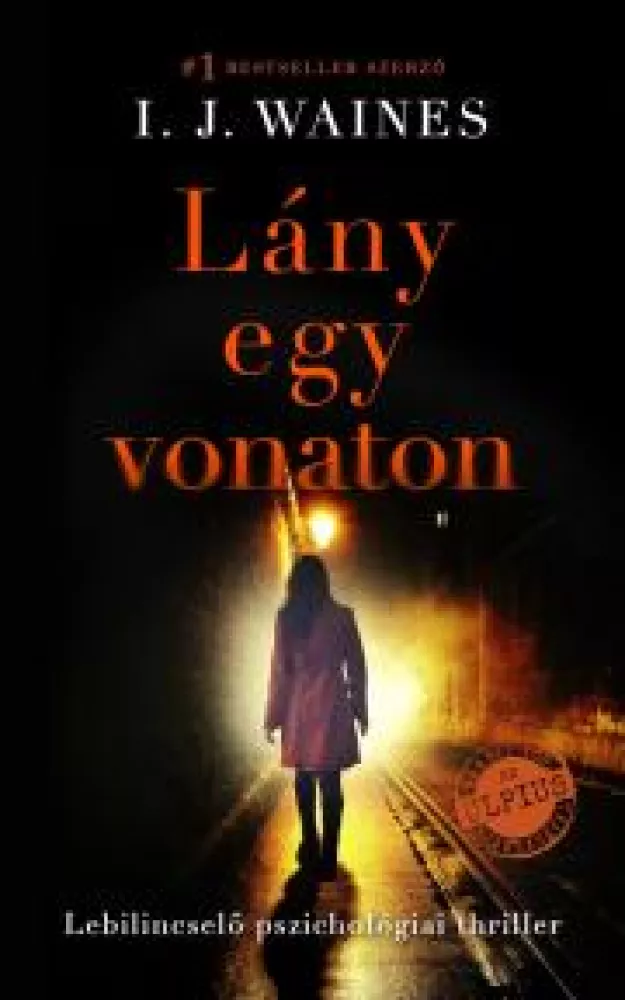 Lány egy vonaton borító