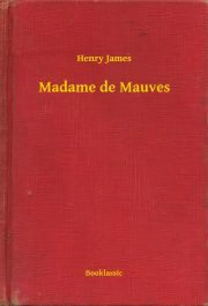 Madame de Mauves borító