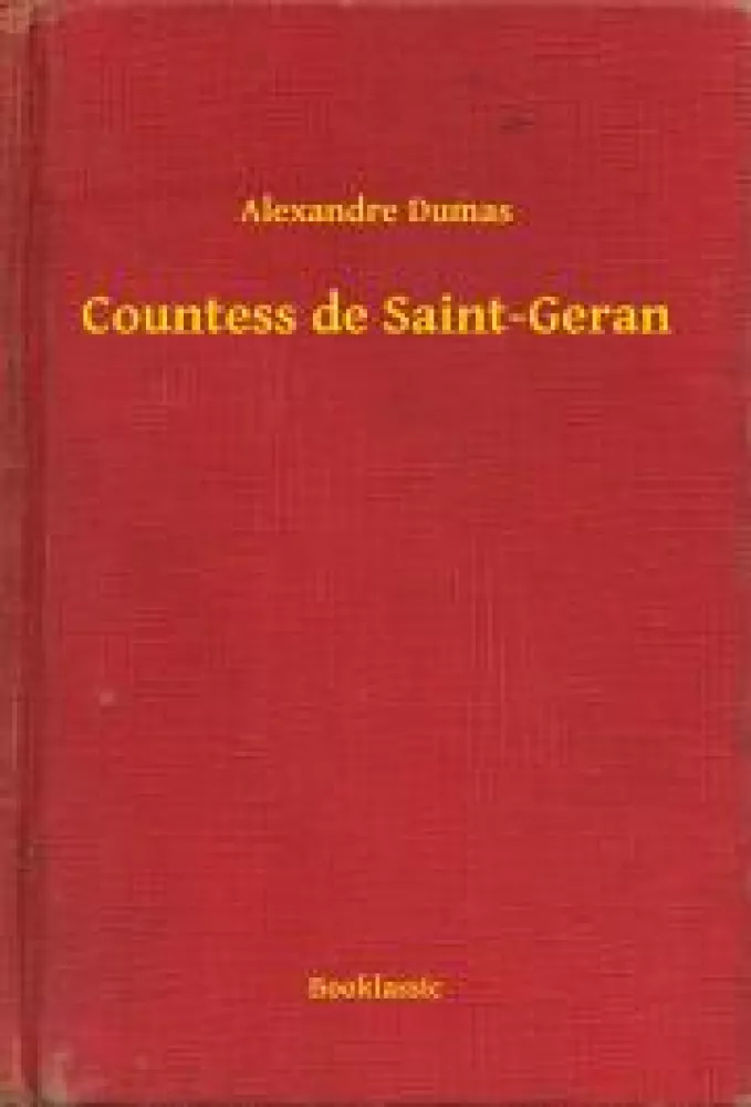 Countess de Saint-Geran borító