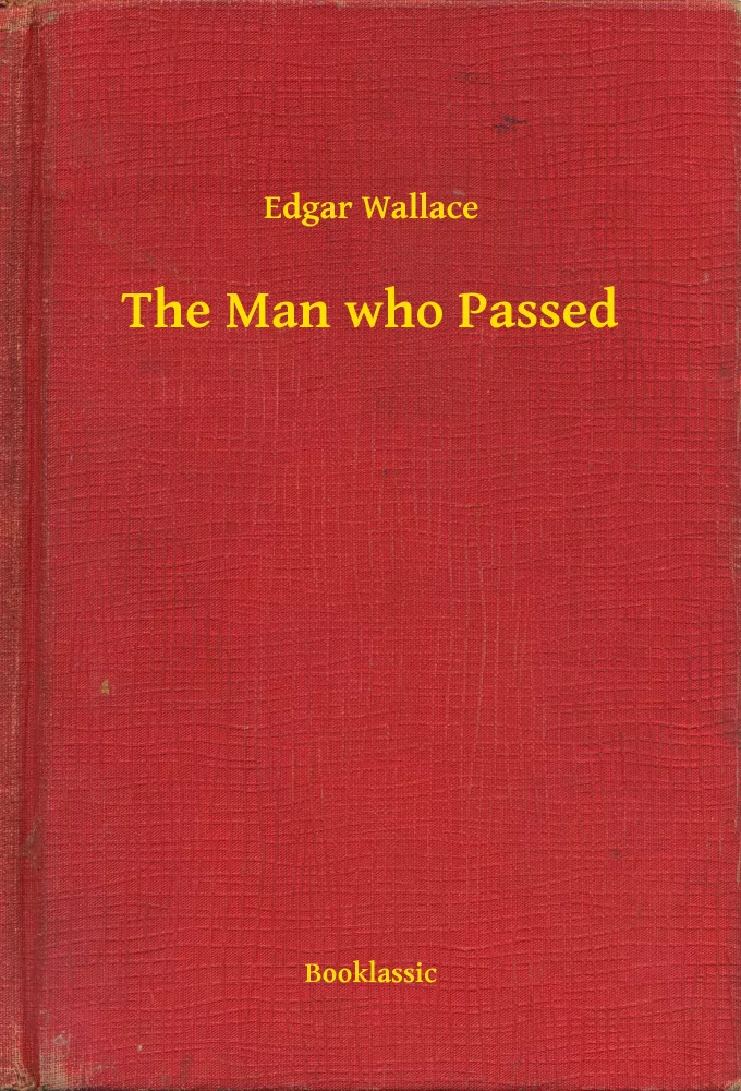 The Man who Passed borító