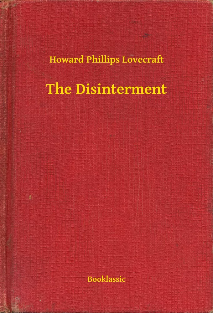 The Disinterment borító