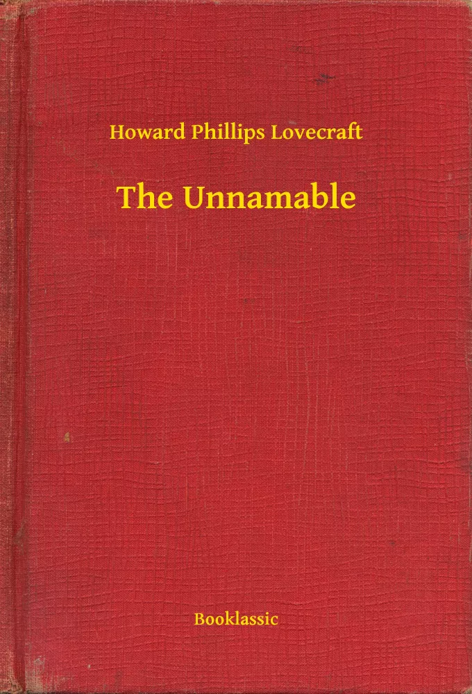 The Unnamable borító