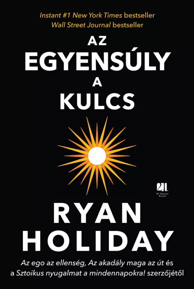 Az egyensúly a kulcs borító