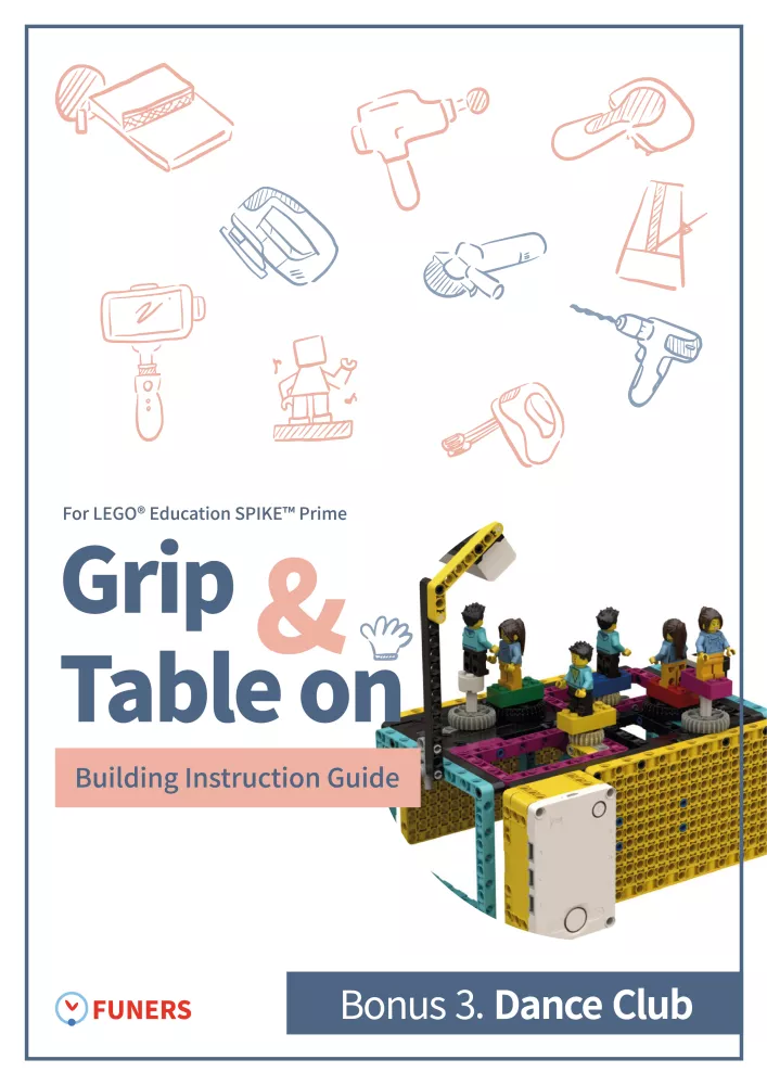 SPIKE™ Prime Bonus 3. Dance Club Building Instruction Guide borító