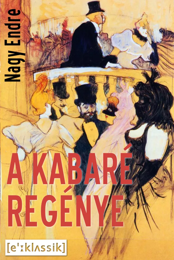 A kabaré regénye borító
