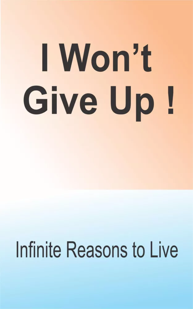 I Wont Give Up! borító