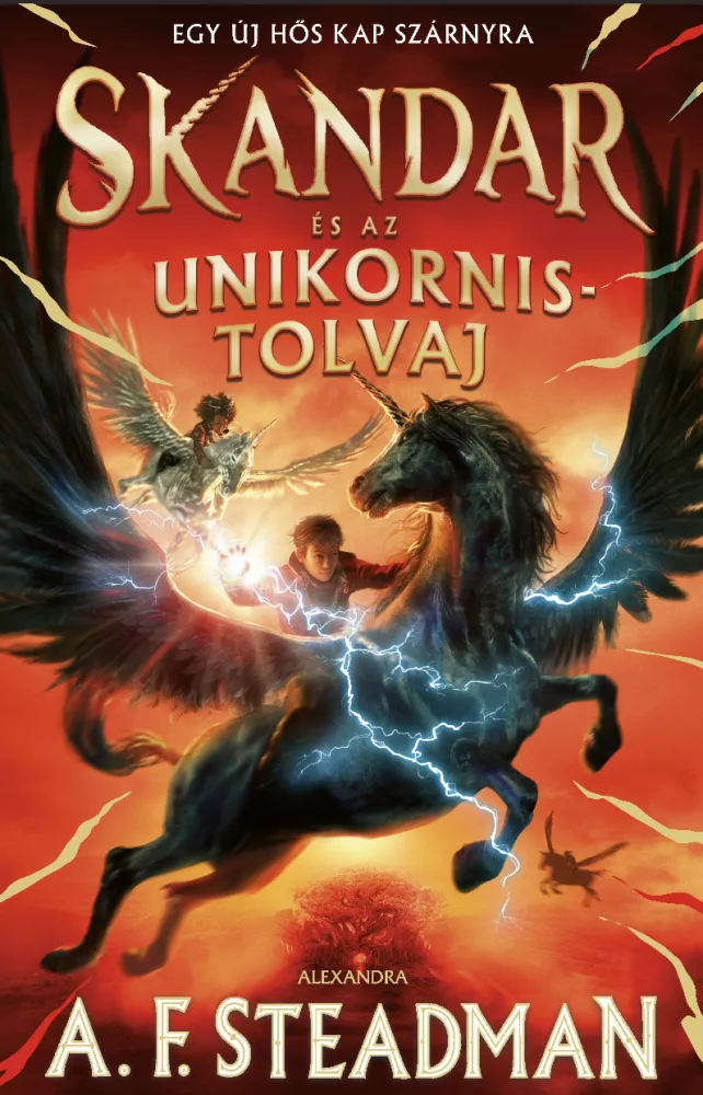 Skandar és az Unikornis-tolvaj borító