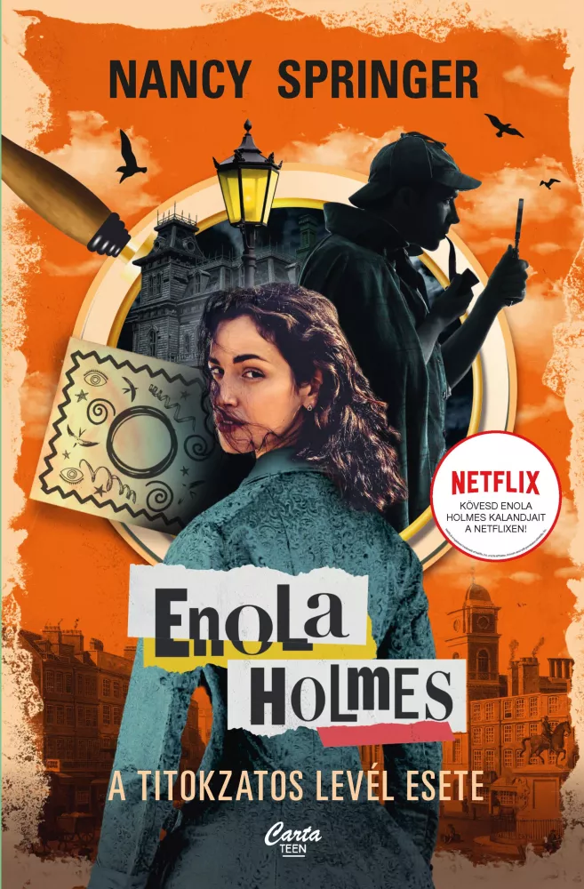 Enola Holmes: A titokzatos levél esete borító