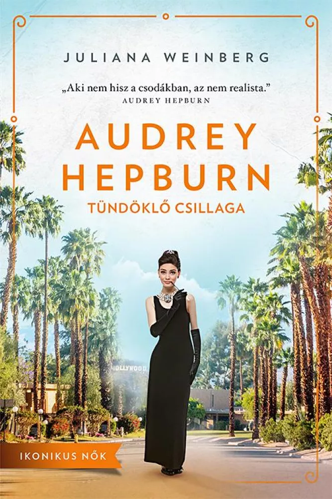 Audrey Hepburn tündöklő csillaga borító