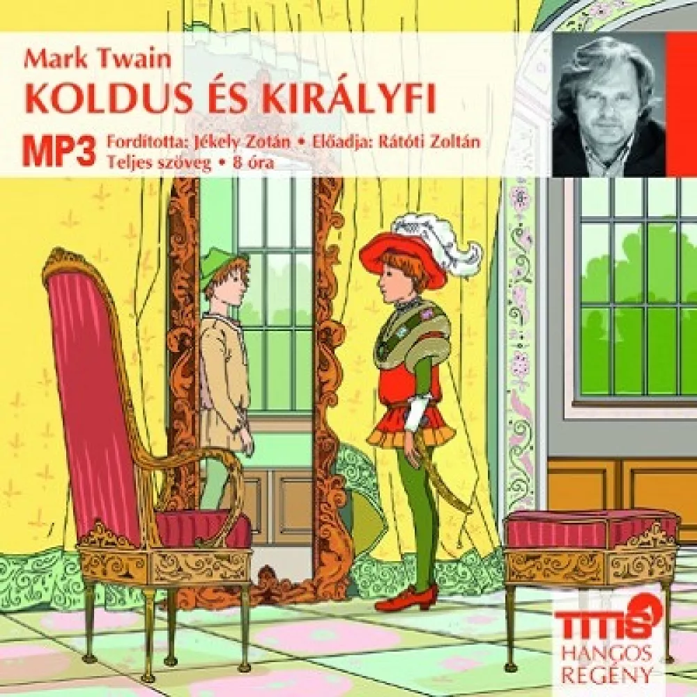 Koldus és királyfi borító