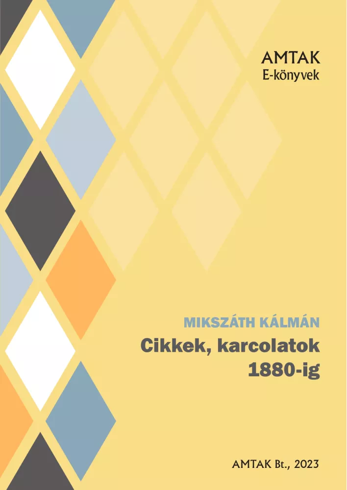 Cikkek, karcolatok 1880-ig borító