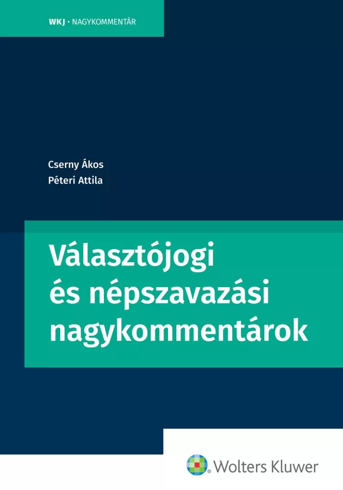 Választójogi és népszavazási nagykommentárok borító