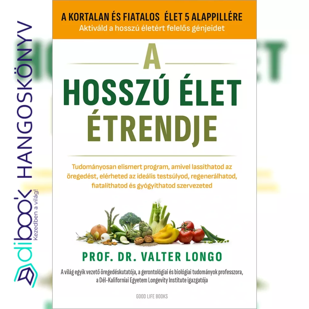 A hosszú élet étrendje borító