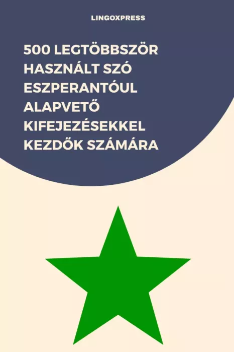 500 legtöbbször használt szó Eszperantóul alapvető kifejezésekkel kezdők számára